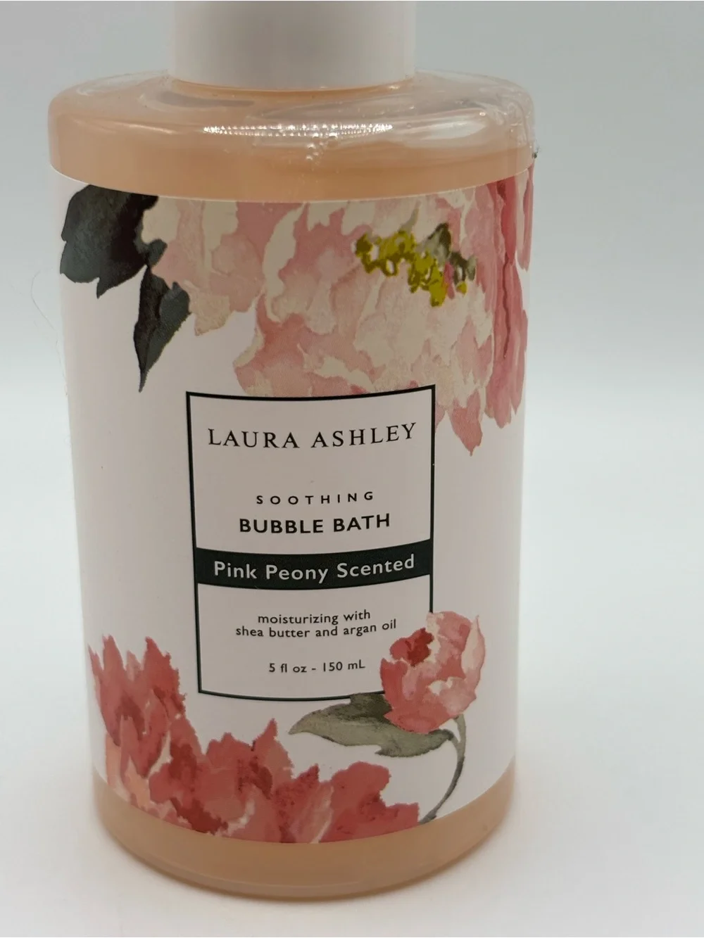 Laura Ashley Pink Peony Soothing Bubble Bath 5 oz New